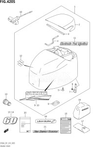 04004F-410001 (2014) 40hp E34-Italy (DF40AST) DF40A drawing ENGINE COVER (DF60AVT:E40)