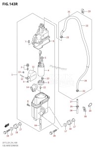 DF175TG From 17502F-410001 (E01 E40)  2014 drawing FUEL VAPOR SEPARATOR (DF175ZG:E01)