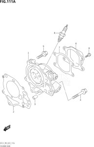 00252F-240001 (2022) 2.5hp P03-U.S.A (DF2.5) DF2.5 drawing CYLINDER HEAD