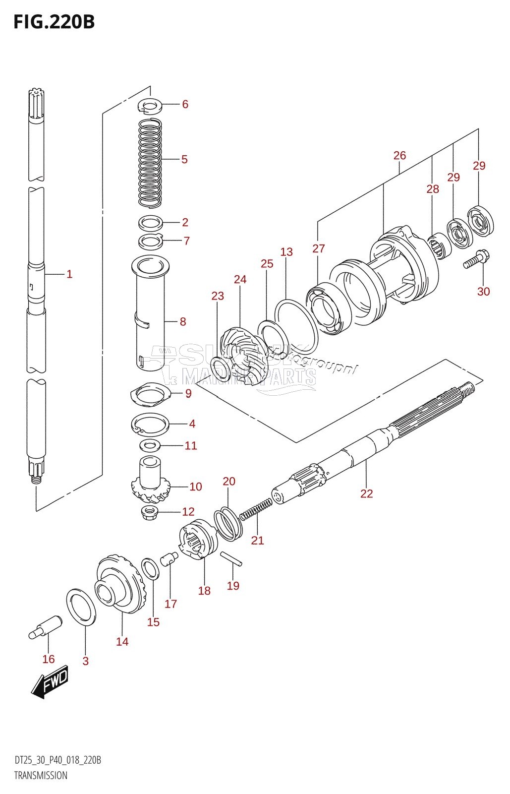 TRANSMISSION (L-TRANSOM)