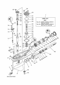 F100BETX drawing PROPELLER-HOUSING-AND-TRANSMISSION-1