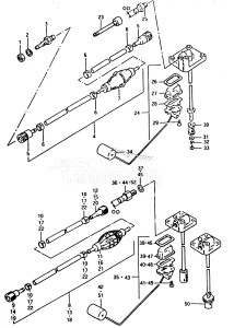 DT50 From 5001-200001 ()  1982 drawing FUEL GAUGE /​ HOSE