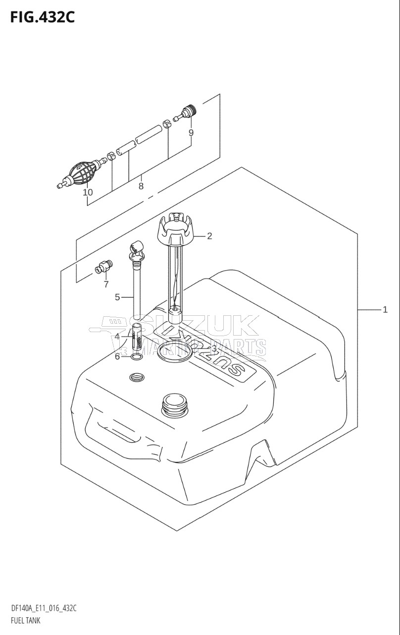 FUEL TANK (DF140AT:E40)