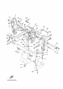 F100BETX drawing FRONT-FAIRING-BRACKET