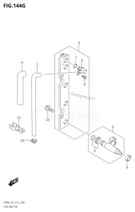 DF70A From 07003F-510001 (E03)  2015 drawing FUEL INJECTOR (DF90A:E01)