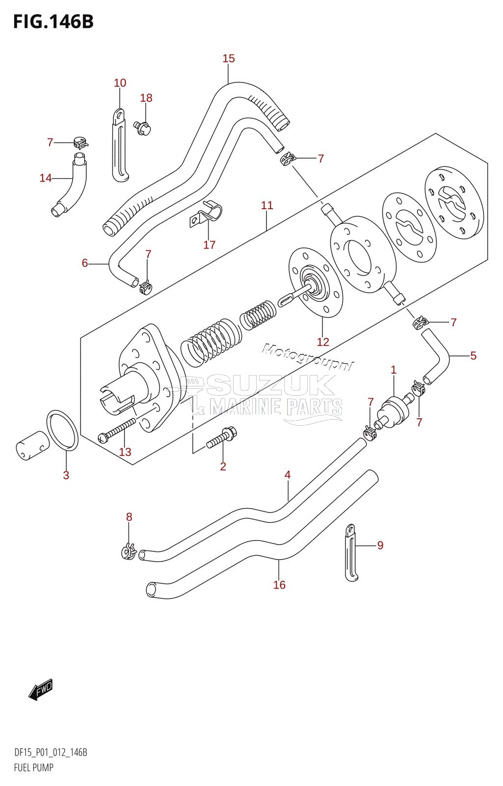 FUEL PUMP (DF15R:P01)