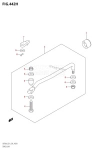 DF80A From 08002F-410001 (E01 E40)  2014 drawing DRAG LINK (DF90A:E40)