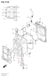 DF9.9A From 00994F-140001 (P01)  2021 drawing CYLINDER HEAD