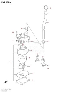 DF175T From 17502F-410001 (E01 E40)  2014 drawing WATER PUMP (DF175Z:E01)