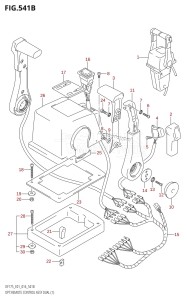 DF175TG From 17502F-610001 (E01 E40)  2016 drawing OPT:REMOTE CONTROL ASSY DUAL (1) (DF150T:E40)