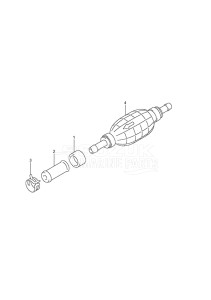 Outboard DF 150 drawing Fuel Hose