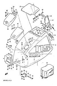 DT140 From 14002-506621 ()  1985 drawing ENGINE COVER