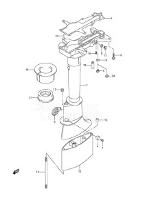 DF 4 drawing Drive Shaft Housing