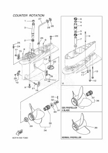 F300BET drawing PROPELLER-HOUSING-AND-TRANSMISSION-4