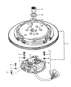 DT35 From 4001-200001 ()  1982 drawing MAGNETO (MODEL G,J)