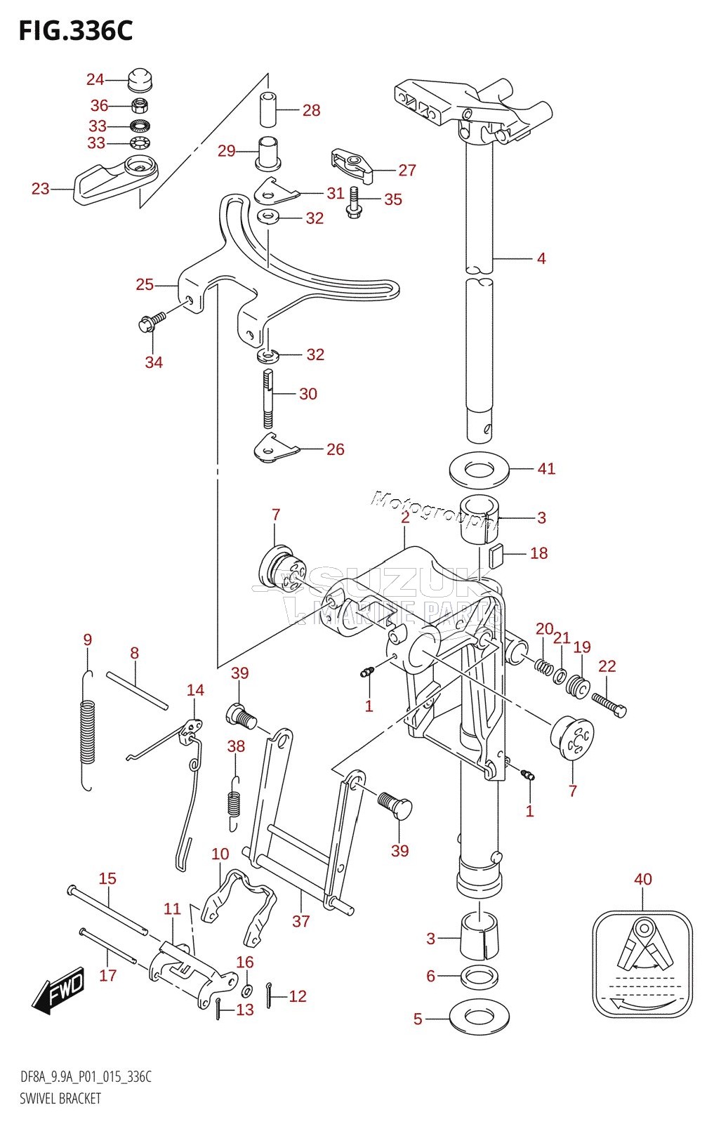 SWIVEL BRACKET (DF9.9A:P01)