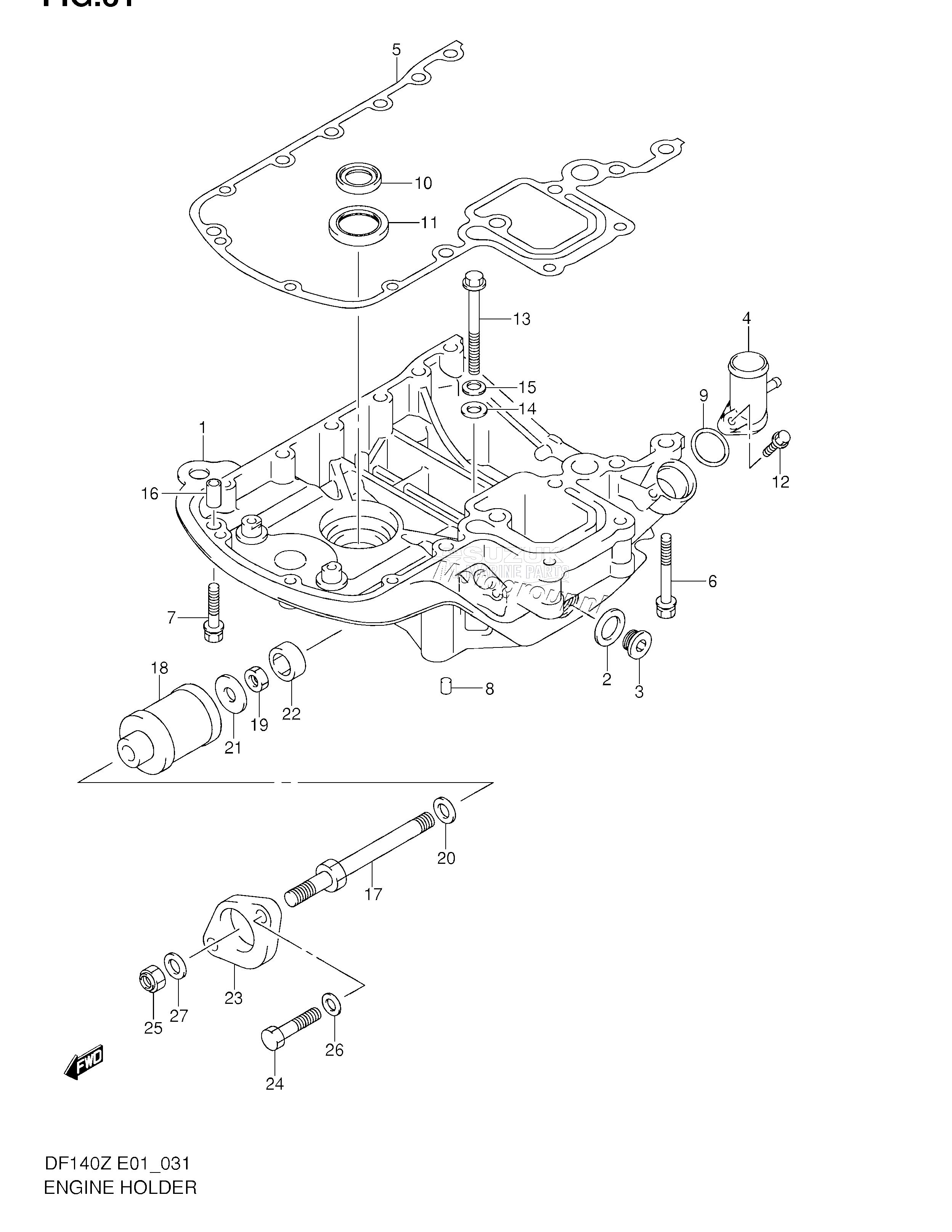 ENGINE HOLDER