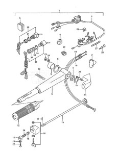 DT 30c drawing Tiller Handle