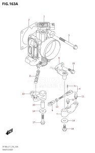 DF140AZ From 14003Z-610001 (E03)  2016 drawing THROTTLE BODY