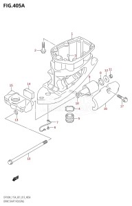 DF115AZ From 11503Z-310001 (E01 E40)  2013 drawing DRIVE SHAFT HOUSING