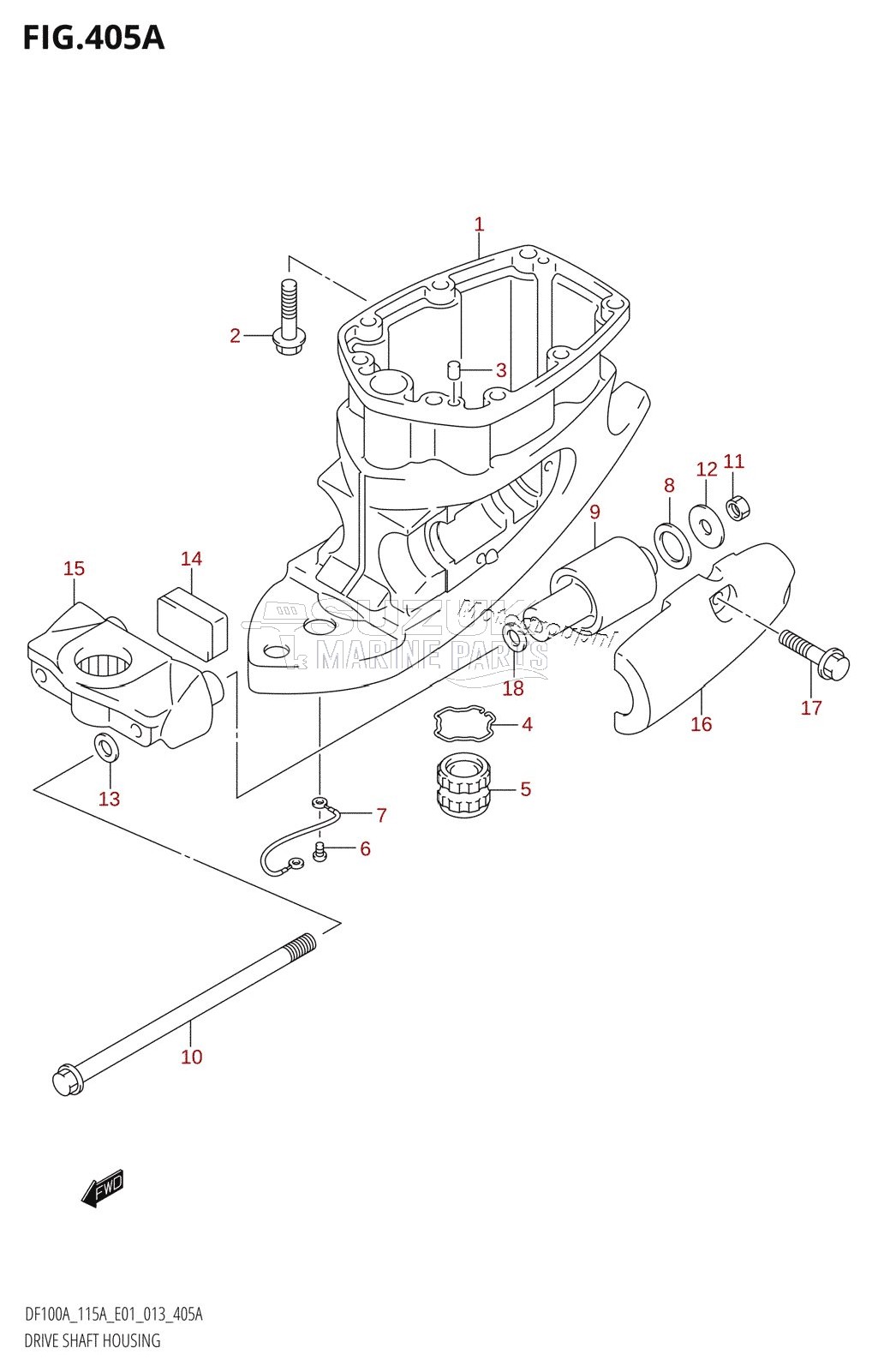 DRIVE SHAFT HOUSING