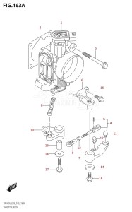 DF140AZ From 14003Z-510001 (E03)  2015 drawing THROTTLE BODY