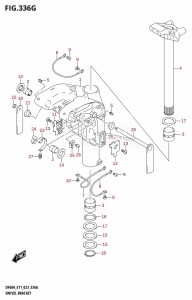 DF50A From 05004F-040001 (E03)  2020 drawing SWIVEL BRACKET (DF50AVTH,DF60AVTH)