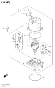 DF225Z From 22503Z-610001 (E01 E40)  2016 drawing PTT MOTOR (DF250T:E01)