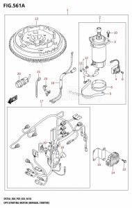 DF300A From 30002P-440001 (E11 - E40)  2024 drawing OPT:STARTING MOTOR (MANUAL STARTER) (M-STARTER)