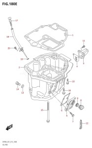 DF80A From 08002F-510001 (E01 E40)  2015 drawing OIL PAN (DF80A:E01)