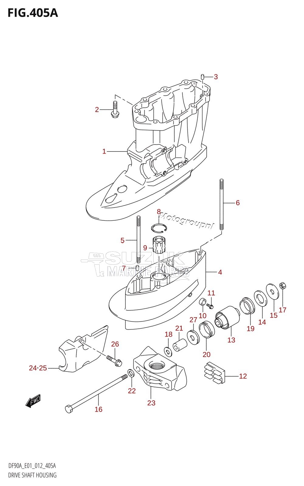 DRIVE SHAFT HOUSING