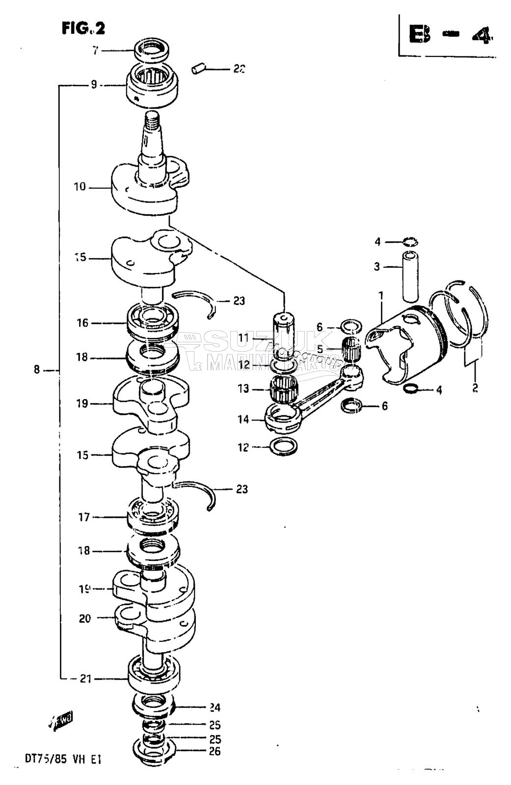 CRANKSHAFT (DT75)