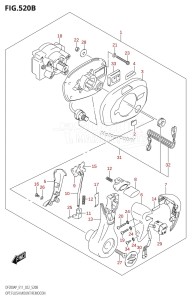 DF175AP From 17503P-240001 (E11)  2022 drawing OPT:FLUSH MOUNT REMOCON (022)