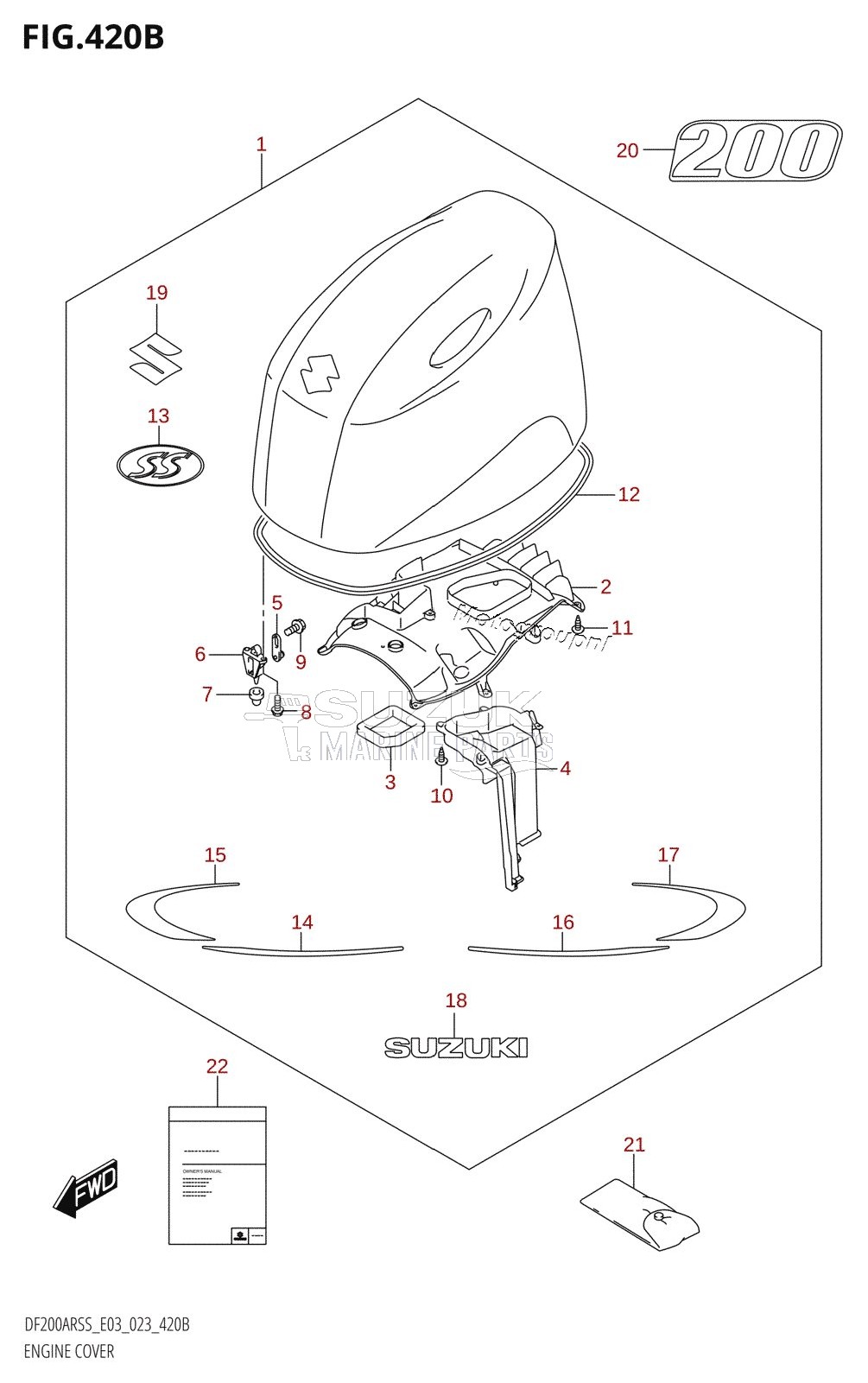 ENGINE COVER (023)