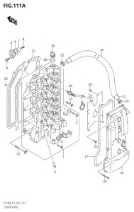 DF115A From 11503F-610001 (E01 E03 E11 E40)  2016 drawing CYLINDER HEAD