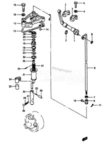 DT115 From 11502-011001 ()  1990 drawing CLUTCH (MODEL VZ)