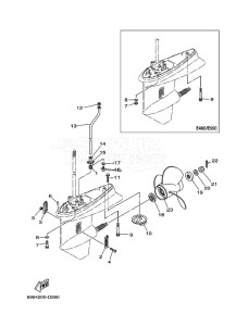 E55CMHS drawing LOWER-CASING-x-DRIVE-3