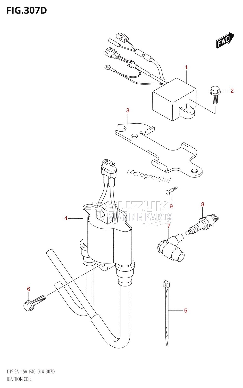 IGNITION COIL (DT15A:P40)