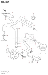 DF140Z From 14001Z-510001 (E03)  2005 drawing FUEL PUMP (K2,K3,K4,K5,K6)