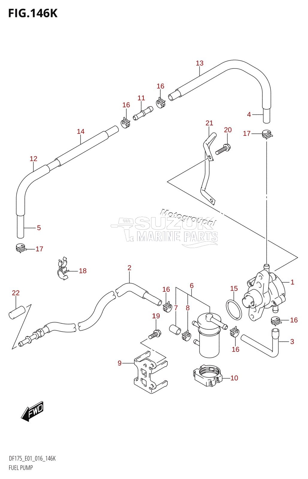 FUEL PUMP (DF175T:E40)