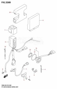 DF50A From 05004F-810001 (E03)  2018 drawing PTT SWITCH /​ ENGINE CONTROL UNIT (DF50A)