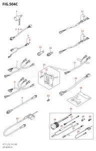 DF150Z From 15002Z-410001 (E03)  2014 drawing OPT:METER (3) (DF175TG:E03)