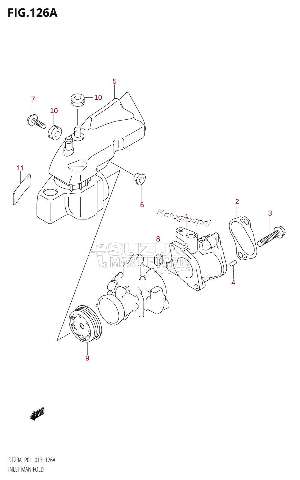 INLET MANIFOLD (DF9.9B:P01)