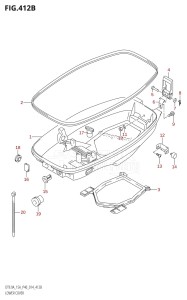 DT15A From 01504-410001 (P40)  2014 drawing LOWER COVER (DT9.9AK:P40)