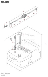 DT25 From 02503K-710001 (P36-)  2017 drawing FUEL TANK (DT30R:P40)