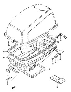 DT8 From 0801-100001 ()  1988 drawing LOWER COVER