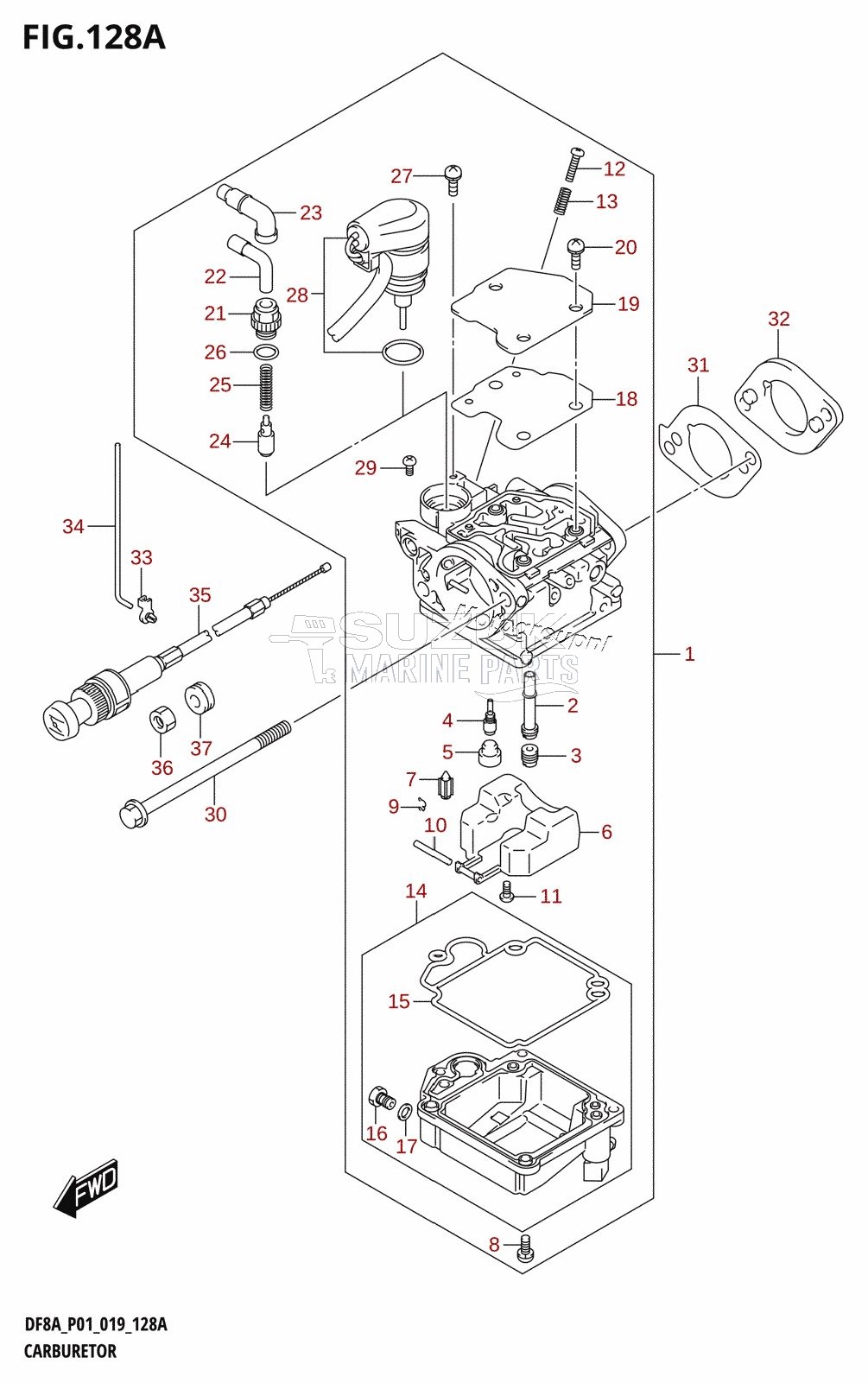 CARBURETOR (DF8A)