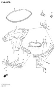 00995F-140001 (2021) 9.9hp P03 E03-USA (DF9.9B   DF9.9B   DF9.9BT   DF9.9BT   DF9.9BTH   DF9.9BTH) DF9.9B drawing SIDE COVER (DF9.9BT,DF20AT)