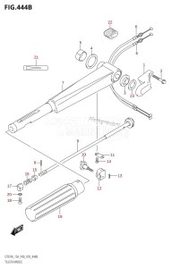 DT9.9A From 00996-810001 (P36 P40 P81)  2018 drawing TILLER HANDLE (DT9.9A:P40,DT15A:P40)