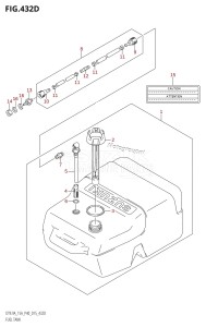 DT9.9A From 00996-510001 (P36 P40)  2015 drawing FUEL TANK (DT9.9AK:P40)